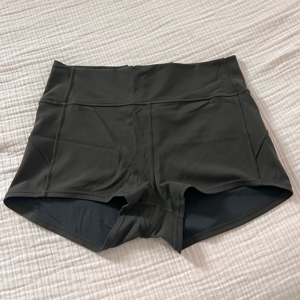 Green Women's Athletic Shorts